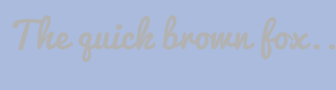Image with Font Color B2B2B2 and Background Color AABBDD
